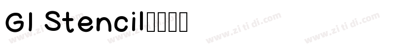 GI Stencil字体转换